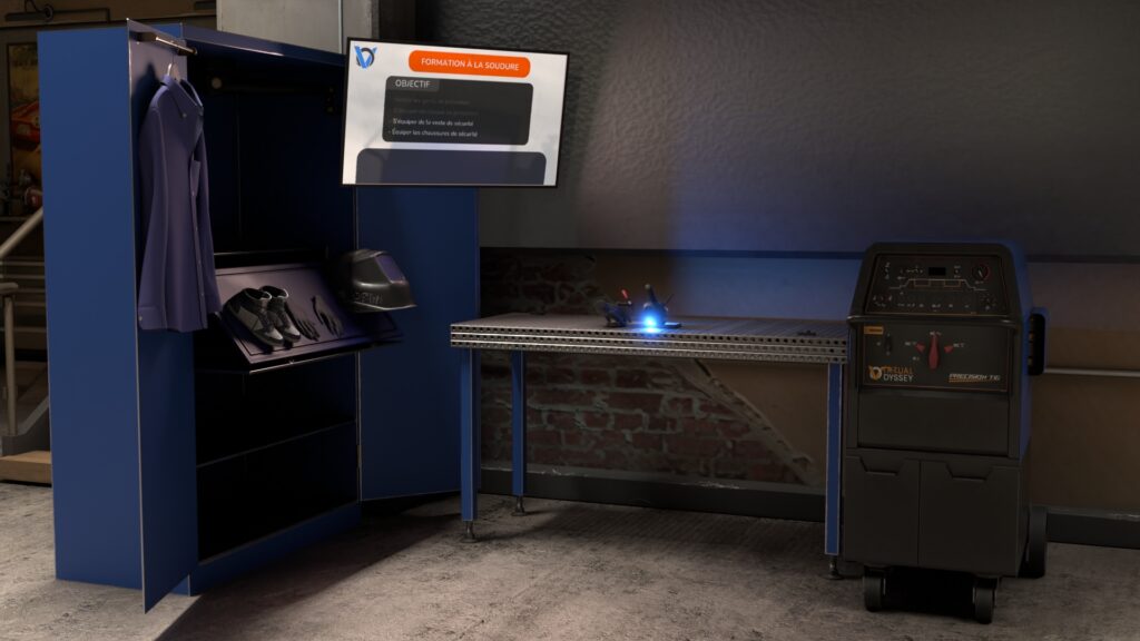 Formation à la soudure en réalité virtuelle (VR)